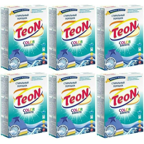 Teon, Стиральный порошок Color&White, 400 г, 6 шт