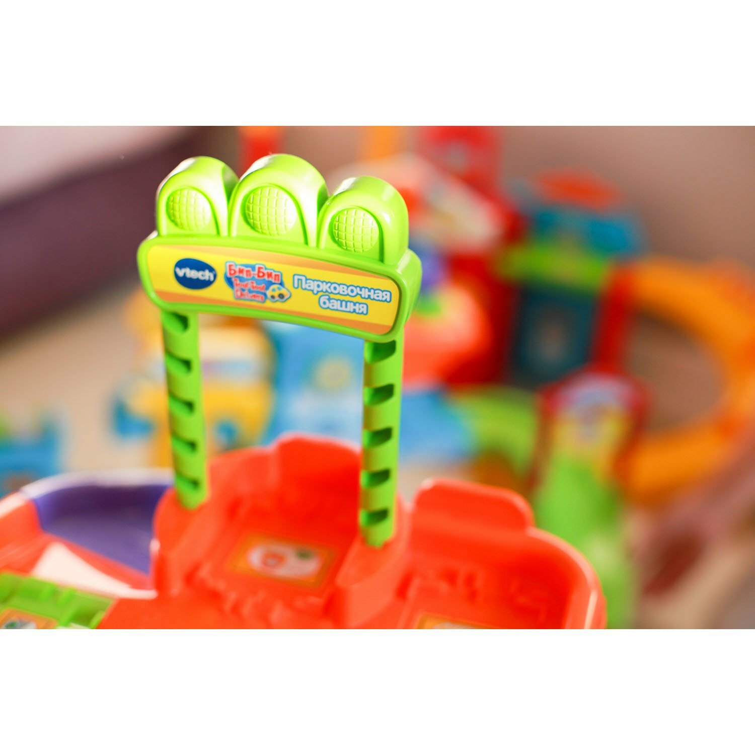 Интерактивная игрушка Vtech Бип-бип Парковочная станция - фото №14