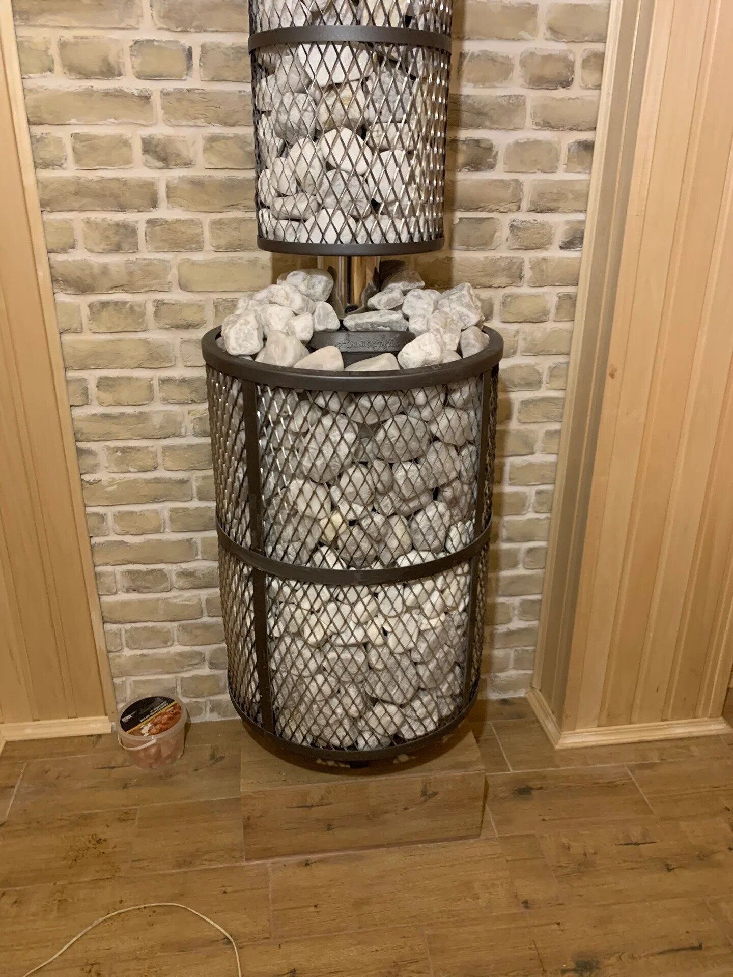 Кварц белый шлифованный камни для бани и сауны (фракция 4-8 см) упаковка 5 кг