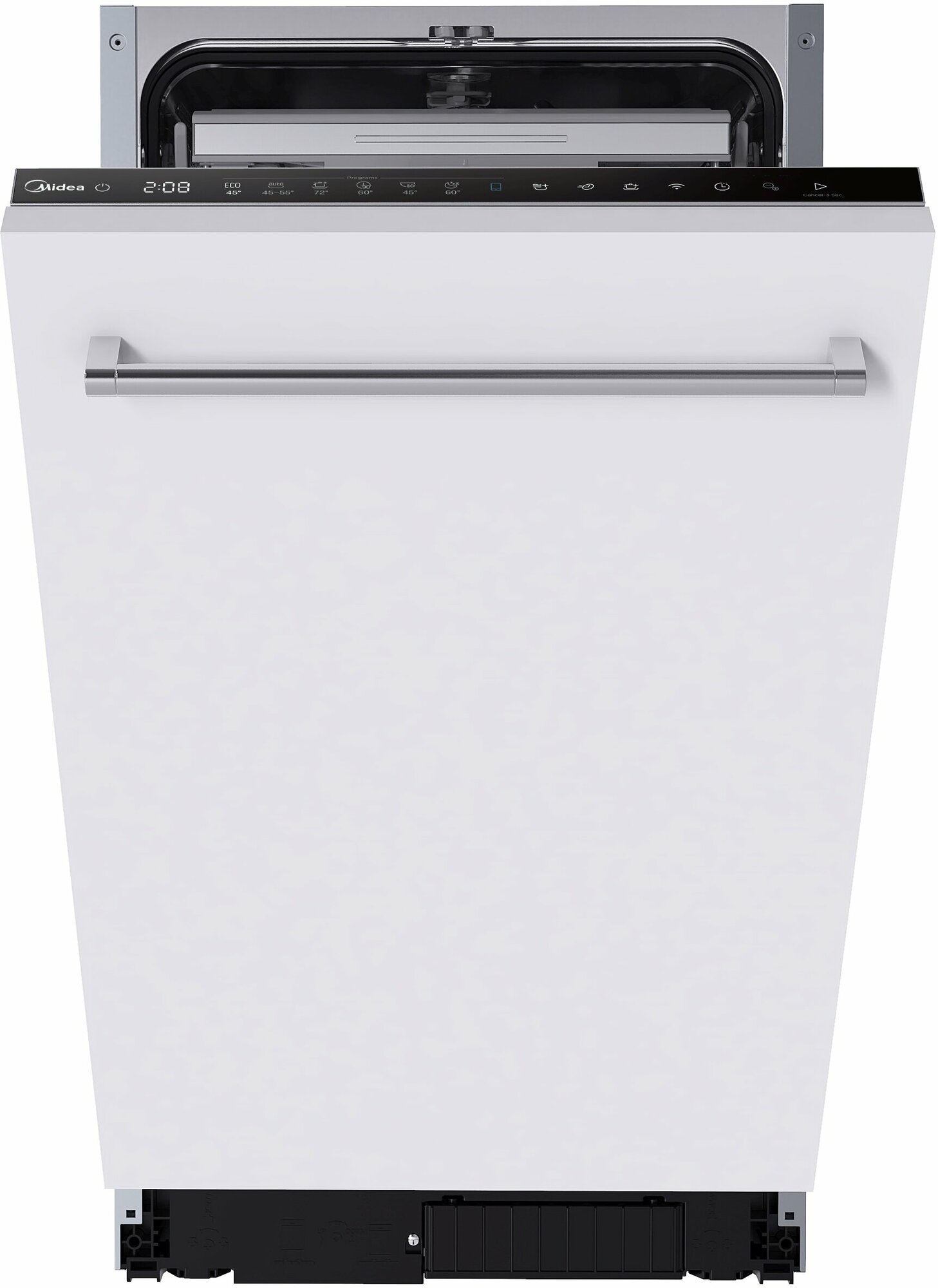 Встраиваемая посудомоечная машина Midea MID45S560i, серебристый