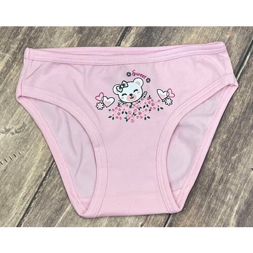 фото Трусы baykar, размер 1, белый, розовый