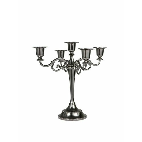 Подсвечник металлический для 5 свечей канделябр