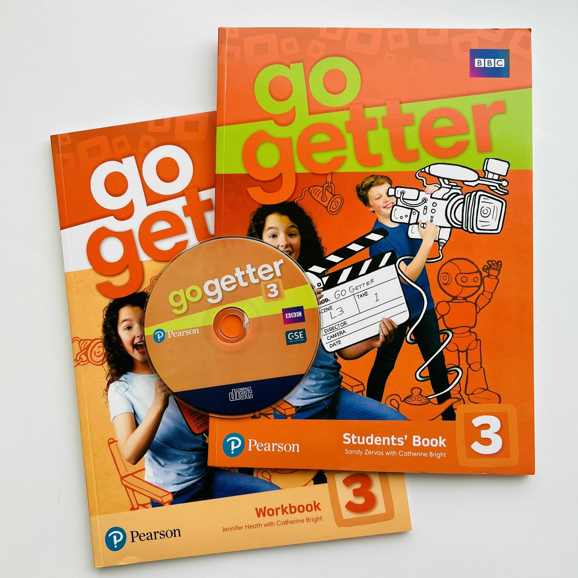 Go Getter 3. полный комплект: Student's Book (учебник) +Workbook (рабочая тетрадь)+CD диск