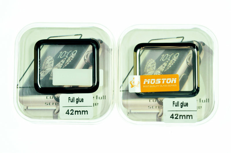 Защитное бронь стекло для Apple Watch 42мм 5D Full Glue