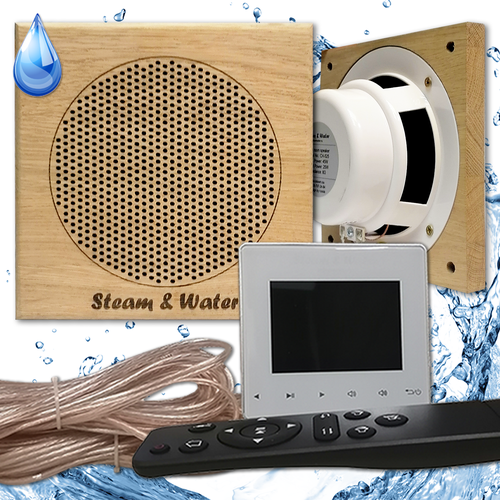 Акустика для хамама сауны бани бассейна SW 2 white SAUNA квадрат 3520000₽