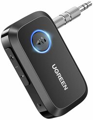 Ресивер Bluetooth UGREEN CM596 (90748) Car/Home Bluetooth 5.3 Receiver Audio Adapter. Цвет: черный