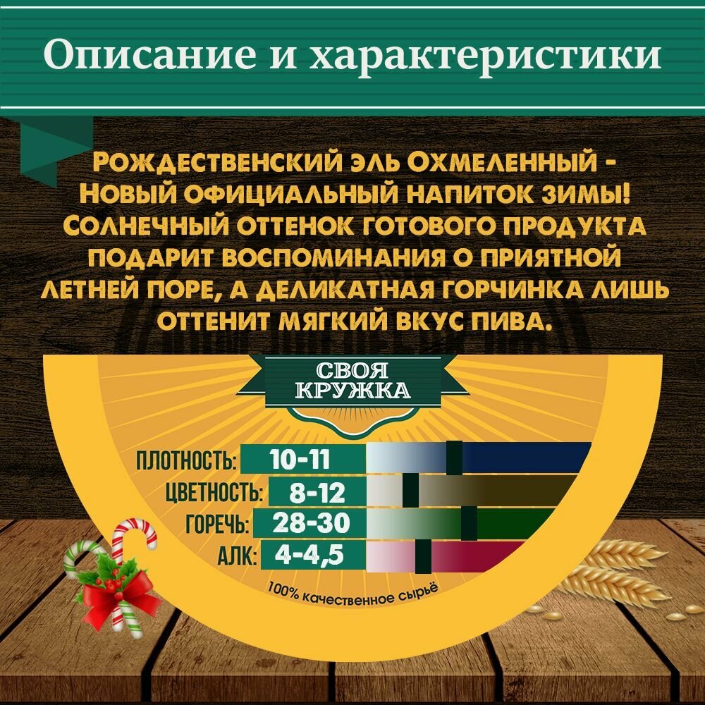 Солодовый экстракт "Своя Кружка" Рождественский Эль Комплект — фото 1