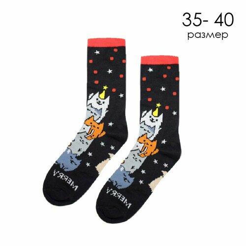 Носки Good Socks, размер 23;24;25, черный носки good socks размер 23 24 25 красный оранжевый