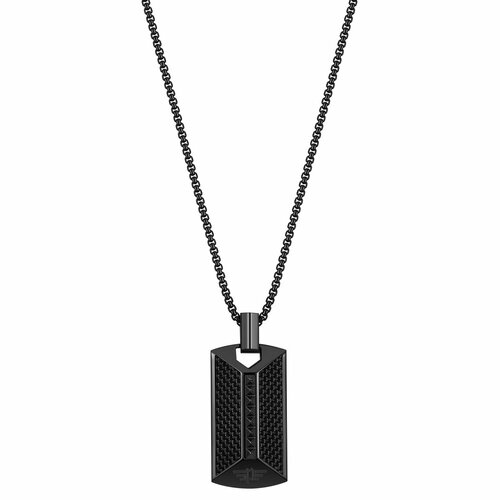 Колье Police GEOMETRIC METAL, длина 50 см, черный