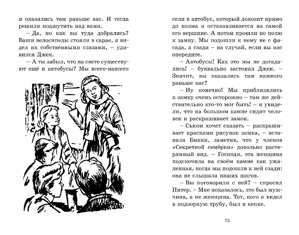 Тайник в подземелье (Блайтон Энид Мэри, Солнцева Ольга М. (переводчик), Шеррокс Барджесс (иллюстратор)) - фото №17