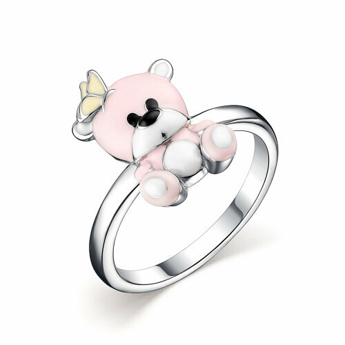 Кольцо Мириада, серебро, 925 проба, размер 14.5, белый