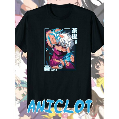 фото Футболка, размер 3xl, черный aniclot