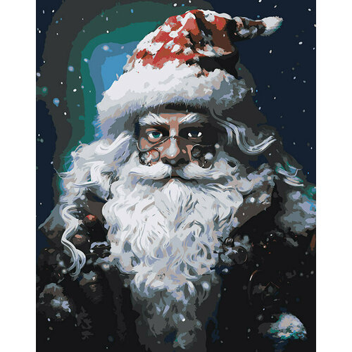 Картина по номерам Дед Мороз волшебник 40x50 картина по номерам дед мороз в зимнем городке 3 40x50