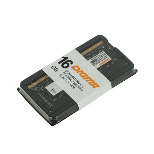 Память оперативная DDR4 16Gb SO-DIMM Digma 3200MHz DGMAS43200MHz016D 322700₽