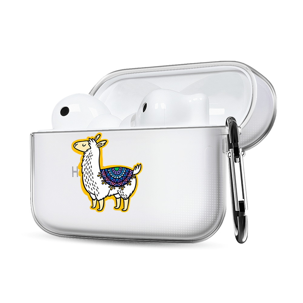 Чехол для наушников Honor Earbuds 2 Lite/2 SE "No probLLama" — фото 1