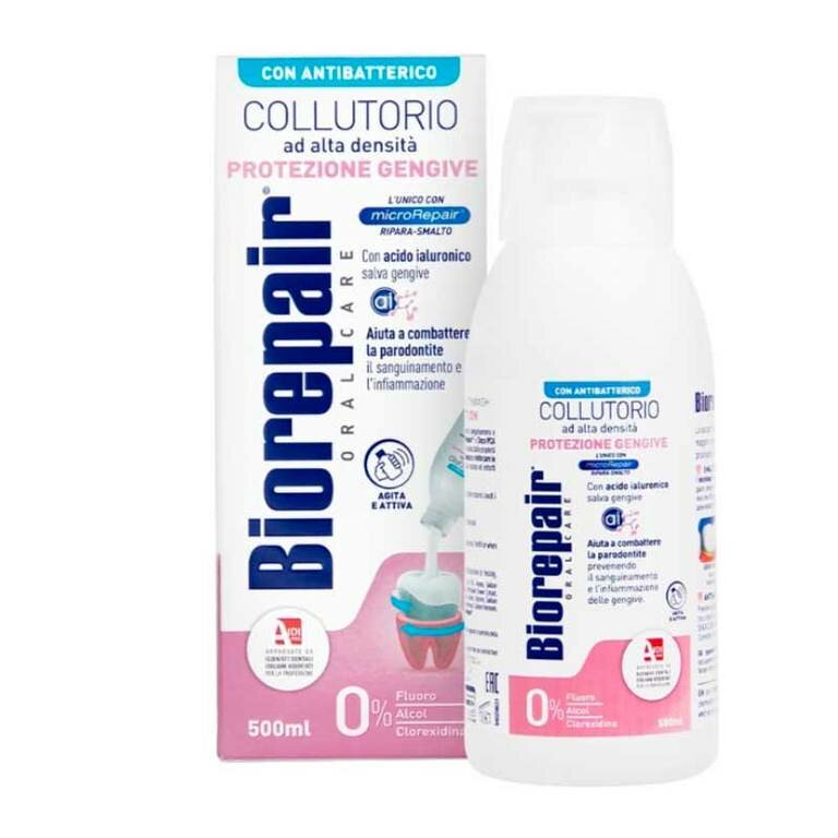 Ополаскиватель для полости рта уход за деснами 500 мл BIOREPAIR Delicate Gums Mouthwash 500 мл