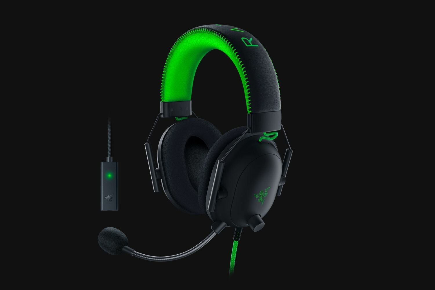 Компьютерная гарнитура Razer BlackShark V2 with USB Sound Card черный