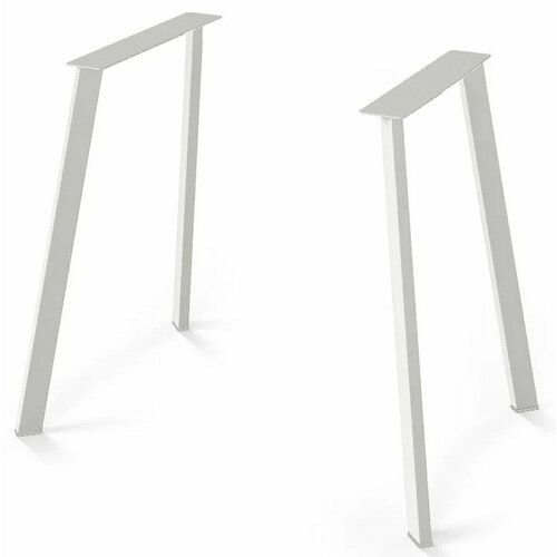 Подстолье металл 2 штуки 74x60 см белое