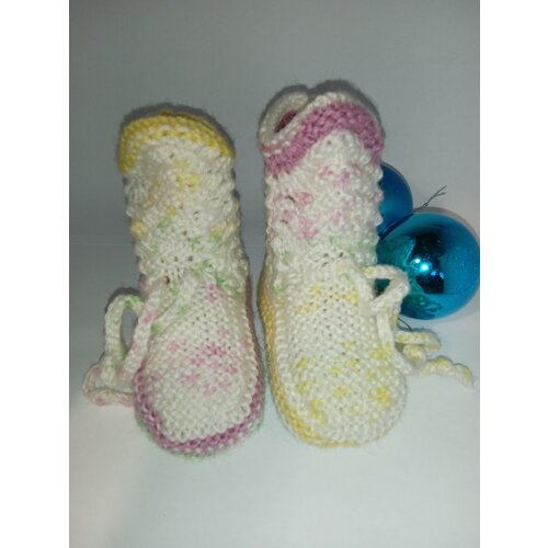 фото Носки топотушки размер 10-11 см, мультиколор