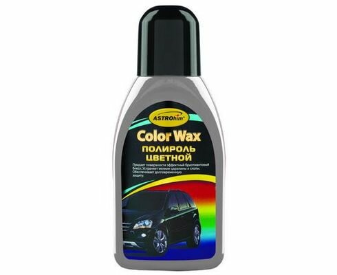фото Полироль кузова цветной серебристый 250мл COLOR WAX