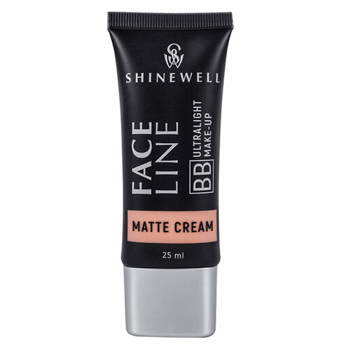 Shinewell Тональный крем BB Matte Cream 25 мл lendan крем с разглаживающим эффектом 150 мл extra liss