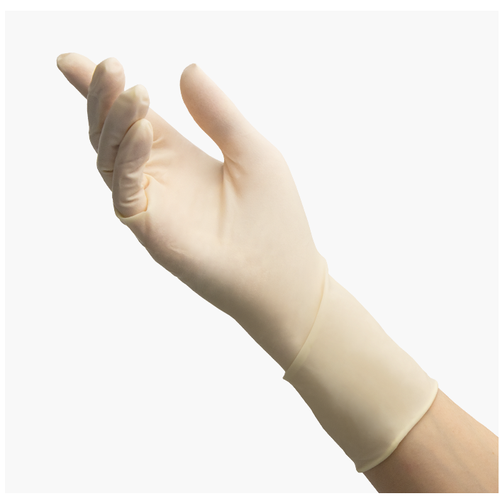 Перчатки BENOVY хирургические латексные неопудренные 50 пар, размер 7,5