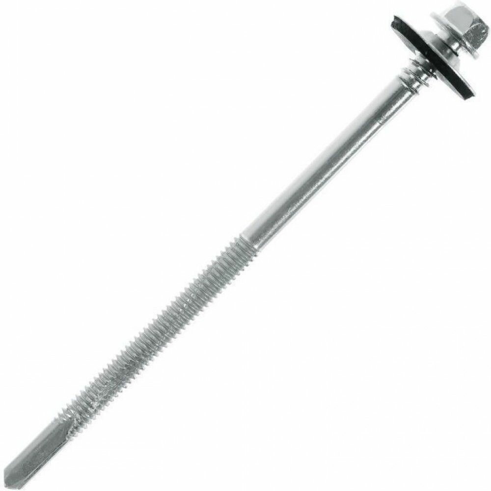 фото Саморез 6,3/5,5х185 для сэндвич-панелей цинк (25 шт)