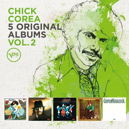 AUDIO CD Chick Corea - 5 Original Albums Vol 2 (1 CD) 50pcs 250um mitsubishi universal optical clear adhesive phone tablet oca film 4 4 5 4 7 5 5 3 5 5 6 3 6 44 7 7 9 inch