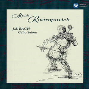 AUDIO CD Bach: The Cello Suites. Mstislav Rostropovich. 2 CD