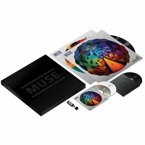 Виниловая пластинка Muse - The Resistance Vinyl (2 LP+CD / DVD+USB flash 2GB+Poster) bonne nouvelle 1 a1 1 cahier d’exercices cd mp3