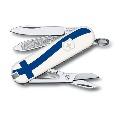 фото Нож брелок victorinox 0.6223.7r2 classic sd jubileum edition