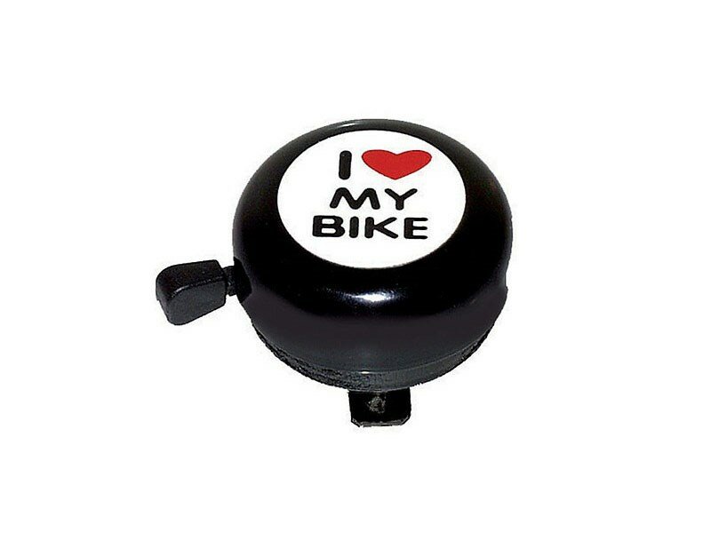 Звонок велосипедный 54 мм "I love my bike"
