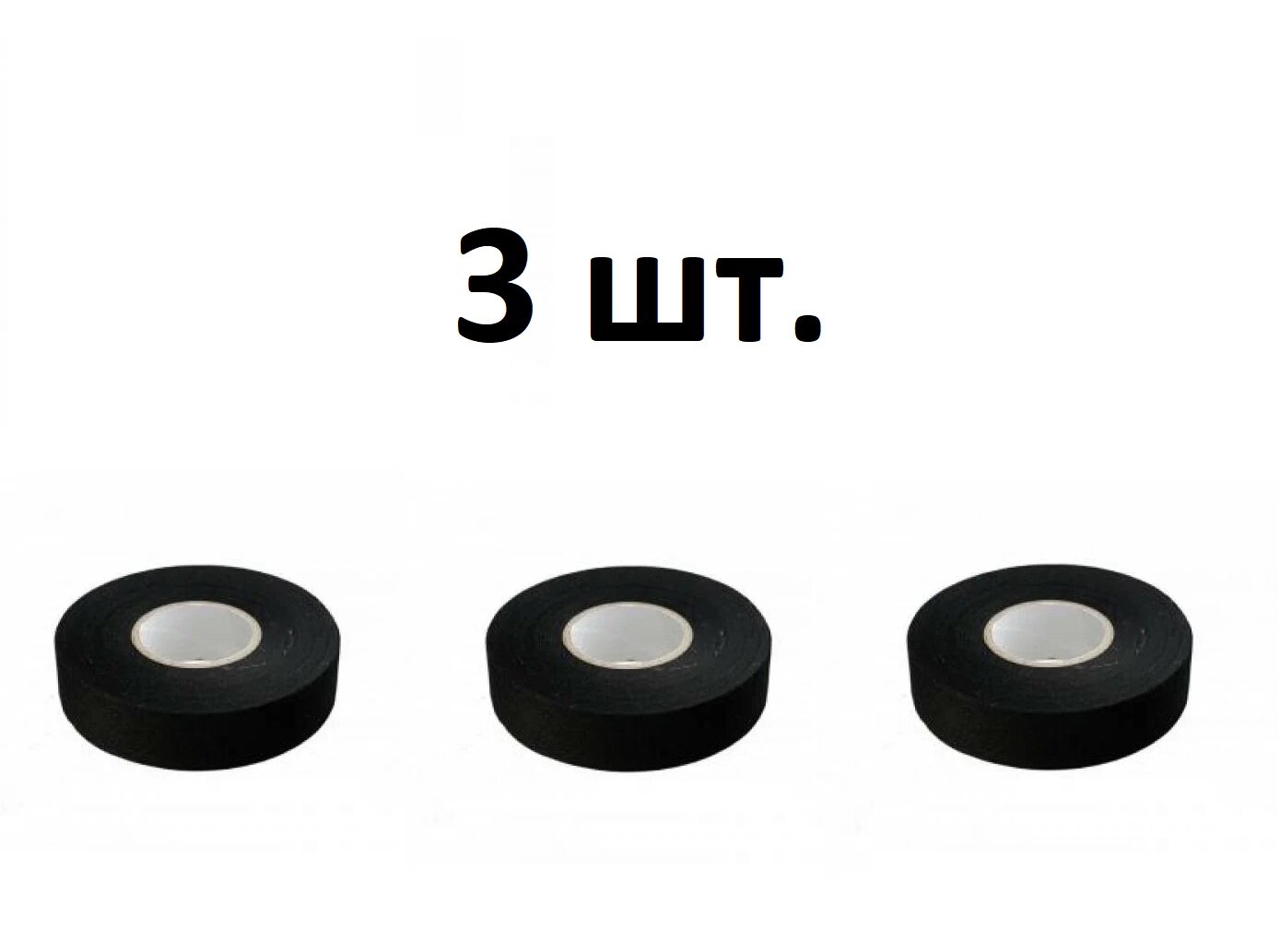 Лента хоккейная 7GL PRO-S402 TAPE 24мм х 25м черная 3 шт./упаковка