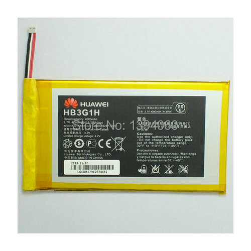 Huawei MediaPad 7 Classic/T1 7.0"/T3 7.0" - аккумулятор, маркировка HB3G1