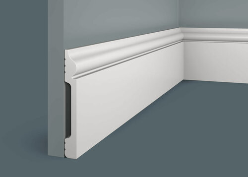 Изображение товара Плинтус 16 шт. PX004, 119х15х2000мм, Экополимер Cosca Decor