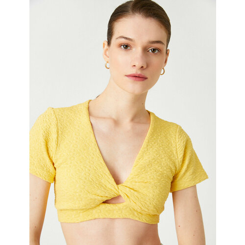 фото Топ koton, размер 42, желтый