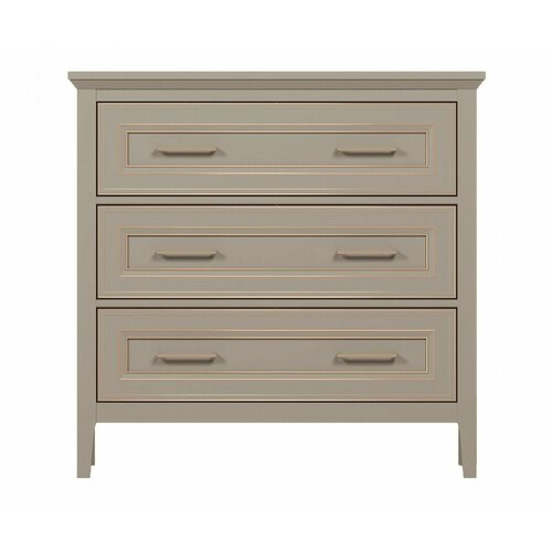 Комод Black Red White Классик KOM3S (Глиняный серый) серый, бежевый