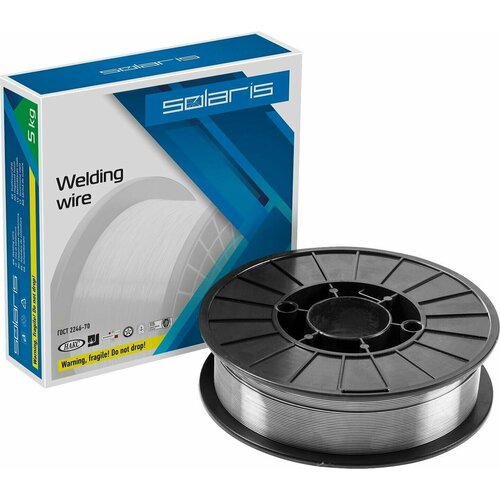 Проволока сварочная 08 мм SOLARIS FLUX E71T-GS 5 кг WM-E71TGS-08050 3210₽