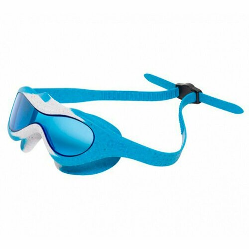 Очки для плавания ARENA Spider Kids Mask (2-5 лет) (голубой-белый (004287/903)) очки для плавания детск arena spider kids арт 004310 203 розовые линзы нерег пер розовая опр