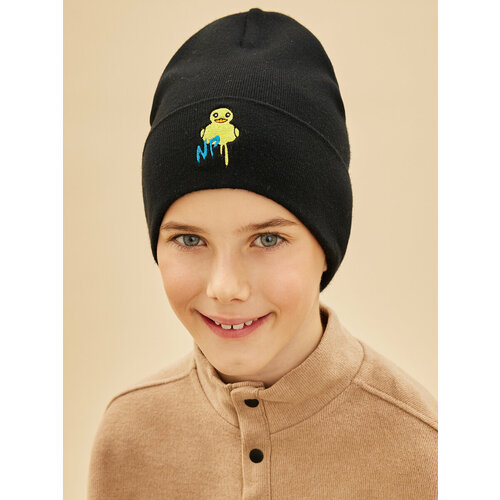 фото Шапка noble people, размер 52/54, черный