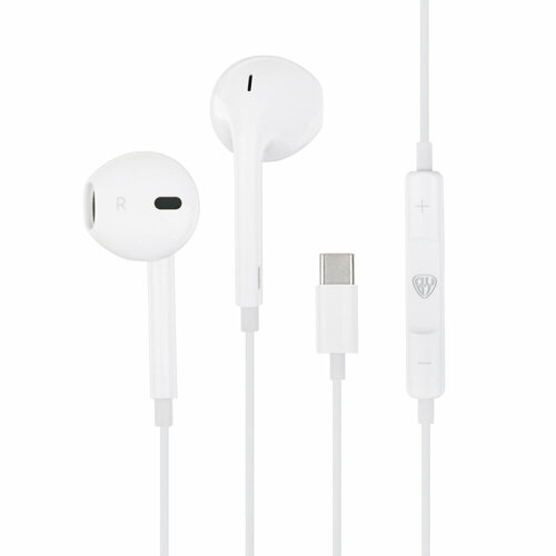 By наушники проводные вкладыши bone гарнитура type-c белый 577₽