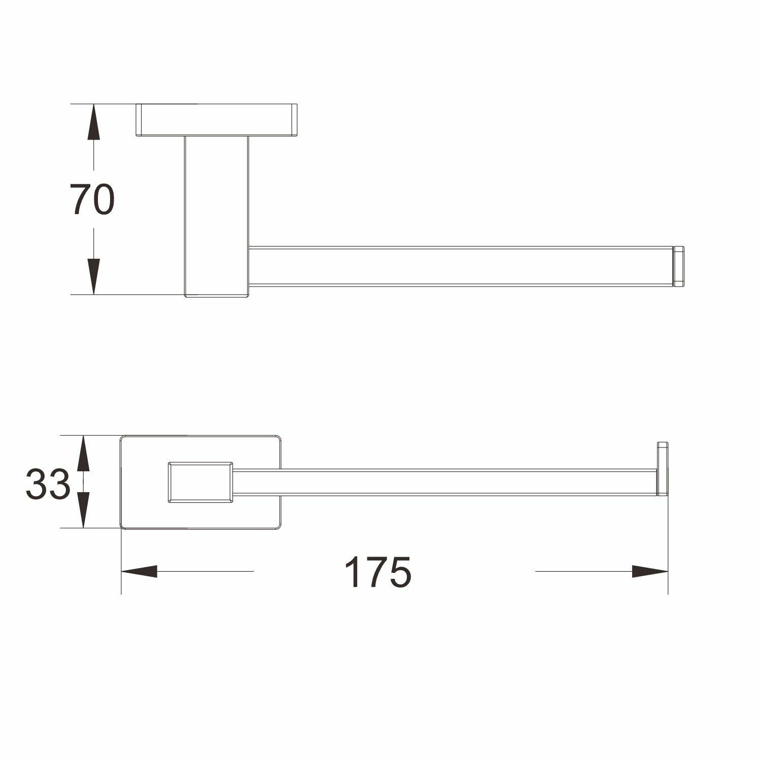 Держатель туалетной бумаги Shevanik SG5615C белый — фото 1