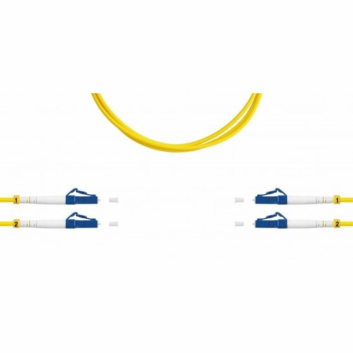 Патч-корд оптический , дуплексный, LC/UPC-LC/UPC, 35 м, патч-корд оптический 35метров патч корд волоконно оптический toplan dpc top 652 lc u sc u 15 дуплексный lc upc sc upc sm 15 0 м