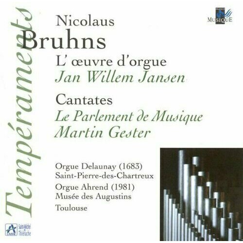 audio cd bruhns organ works cantatas martin gester le parlement de musique jan willem jansen and salomé AUDIO CD Bruhns: Organ Works / Cantatas - Martin Gester, Le Parlement de Musique, Jan Willem Jansen and Salomé