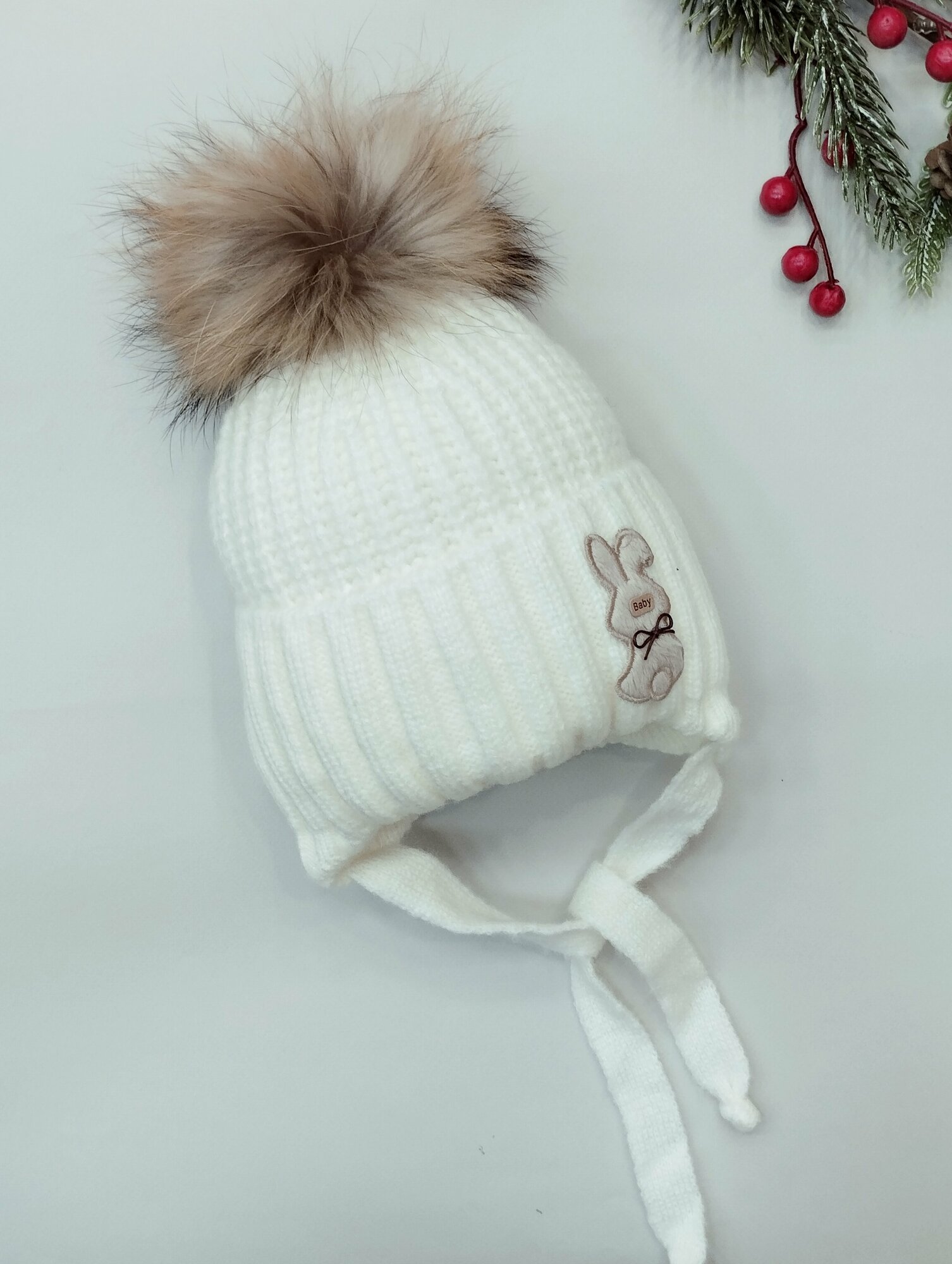 Шапка Зайка Бэби для девочек