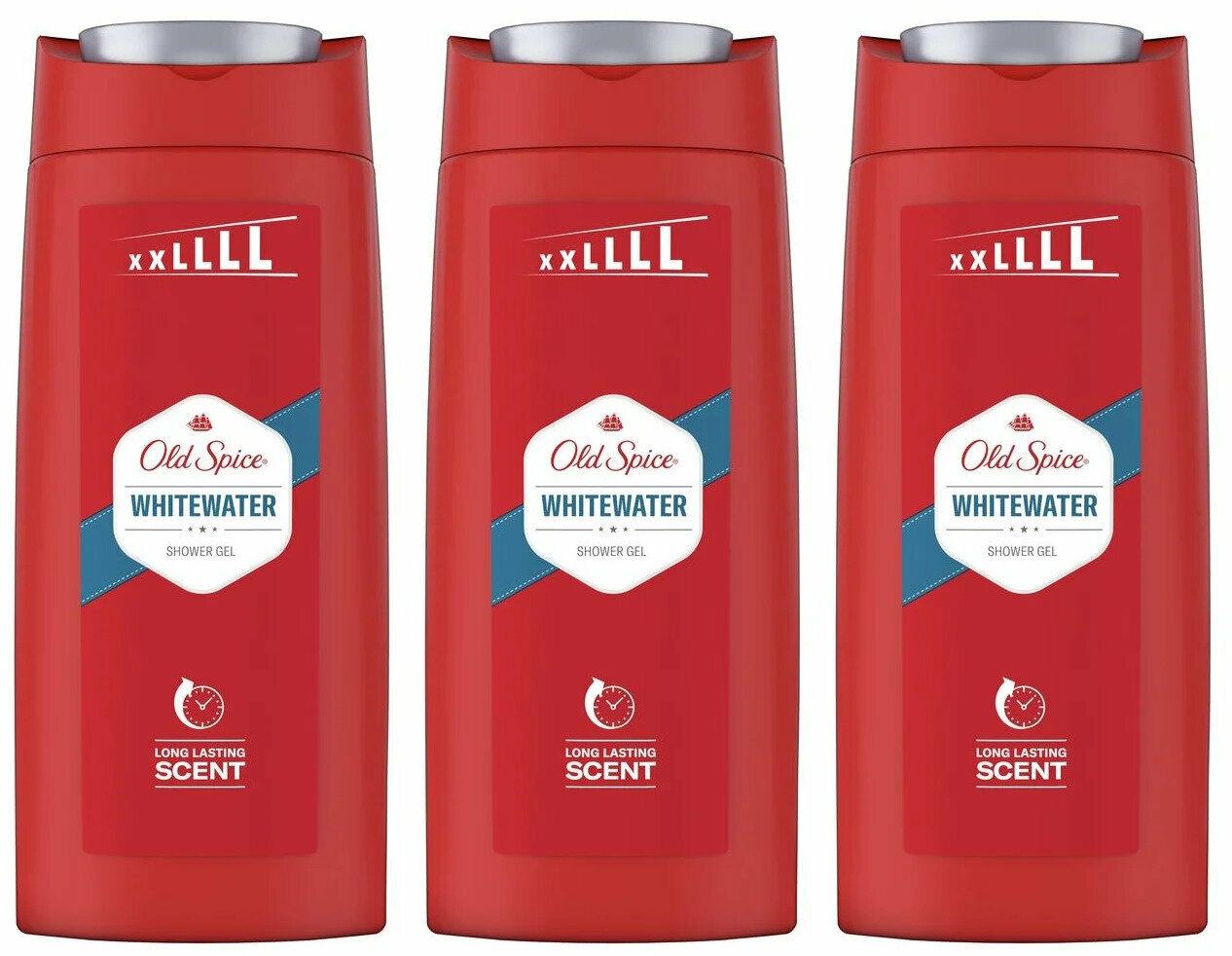 Old Spice Гель для душа Whitewater 675мл 3 упаковки