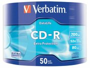 Оптический диск Verbatim CD-R 52 X 700MB (50 шт.)