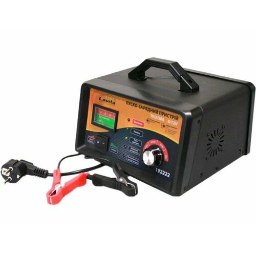 Устройство зарядно-пусковое Lavita 612V 10А пуск 55A АКБ до 100АЧ стрелочная индикация ручная регулировка трансф 11828₽