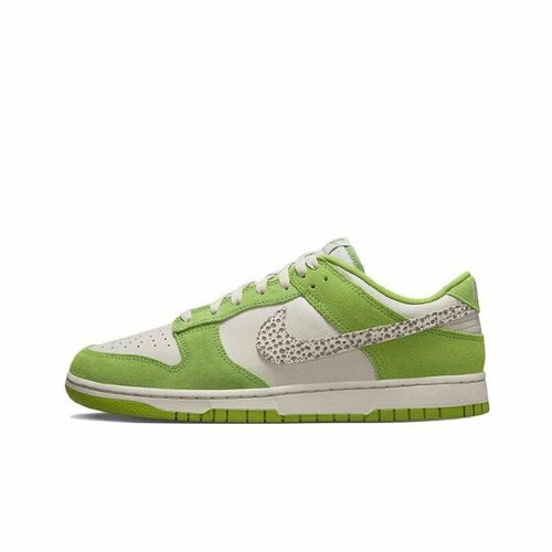 фото Кеды nike dunk low, размер 11,5us/44,5ru, белый, зеленый