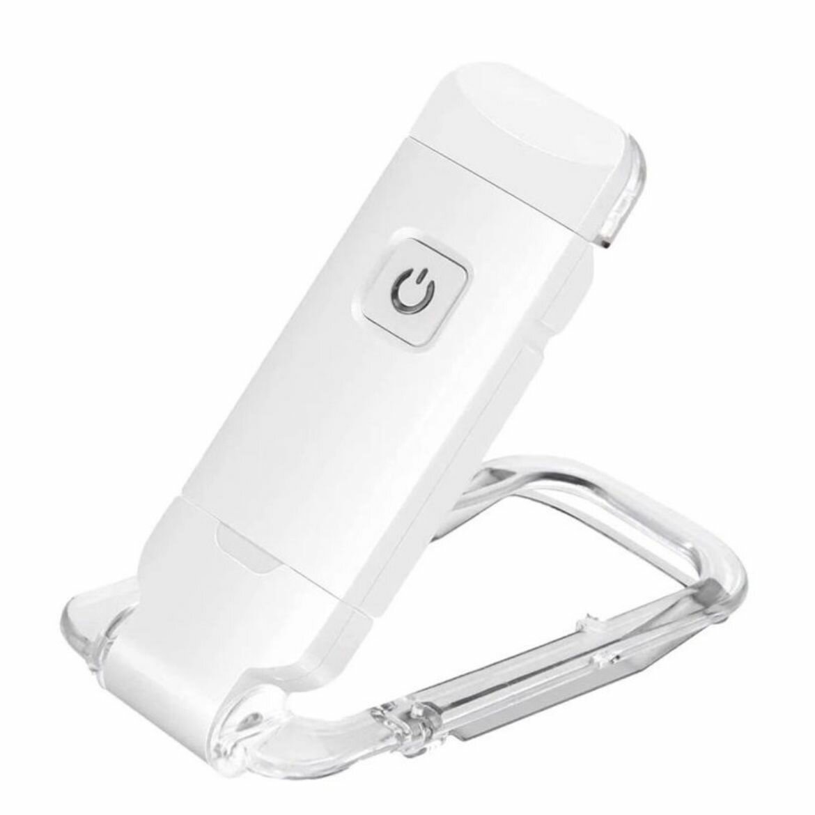 фото Мини карманный светильник USB поворотный с 3 режимами света. белый.